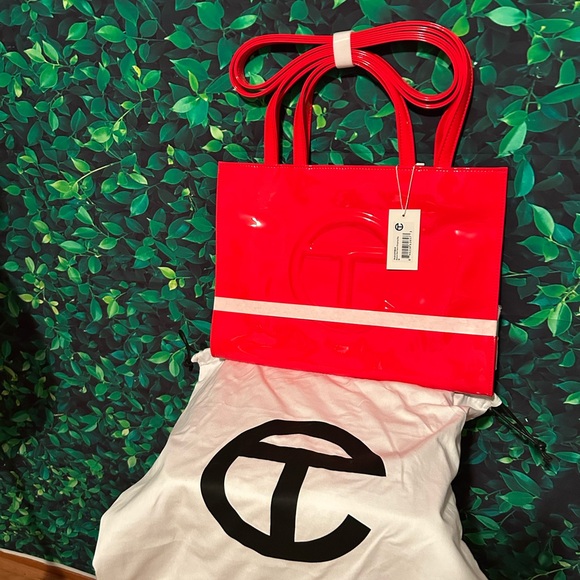 Telfar Red Shopper Bag - Picture 3 of 3